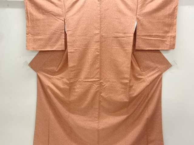 未使用品　宝尽くし手織り紬着物